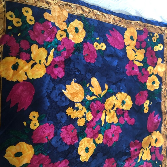 Bright floral scarf by Honey - Picture 3 of 3